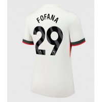 Stroje piłkarskie Chelsea Wesley Fofana #29 Koszulka Wyjazdowej dla damskie 2025-26 Krótki Rękaw